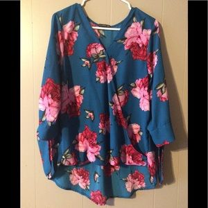 West Kei floral print blouse